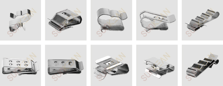 Stainless steel solar cable clips