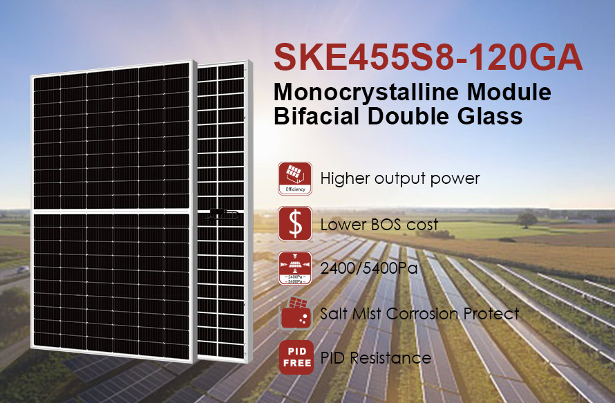 182mm 455W MBB Double Glass solar panel 182mm 455W MBB Double Glass solar panel