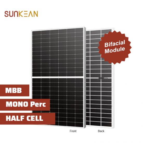 182 500W bifacial PV module