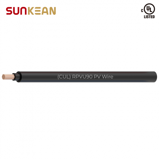 2kV 2/0AWG RPVU90 PV Wire copper dual layer