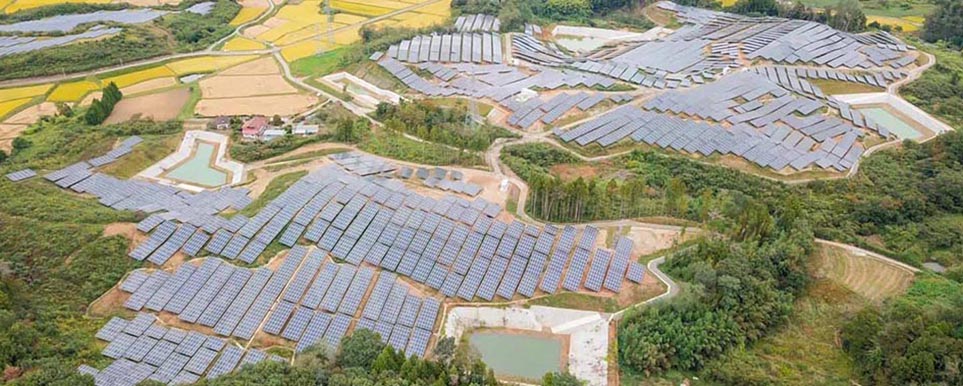  60MW  SUIMEI Solarenergiesystemprojekt in Japan 2020 